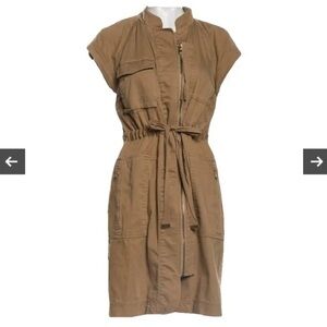 Vintage Y2K Marc by Marc Jacobs military cargo zip dress